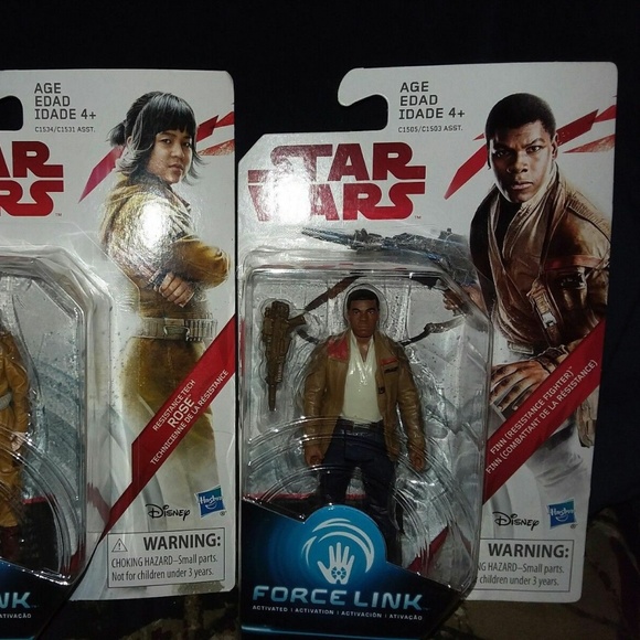 Star Wars- Force Link Set Of 2 Action Figures- NIB - Picture 2 of 4